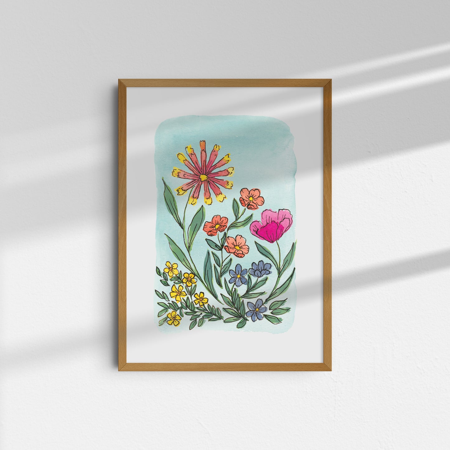 Indian Blanket Art Print