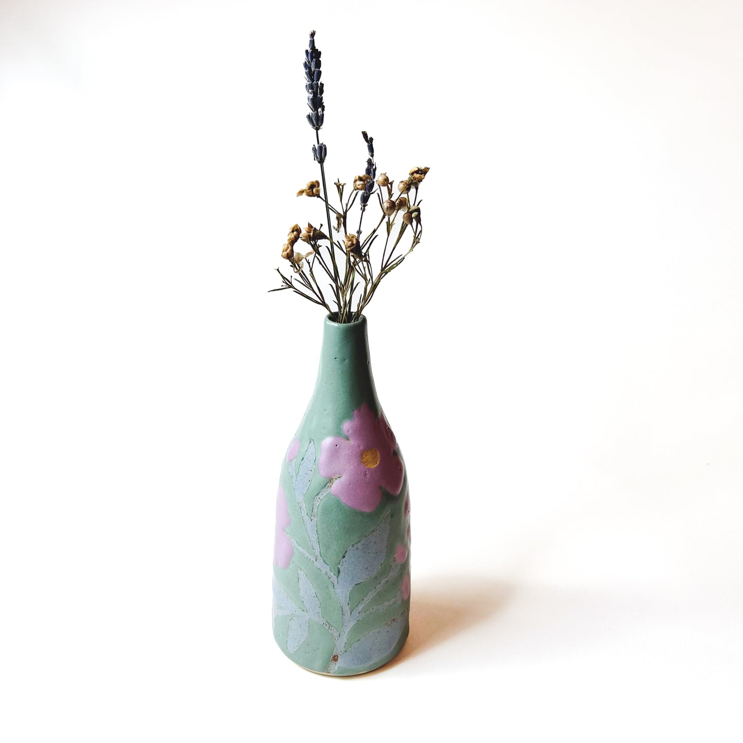 Purple & Sage Bud Vase