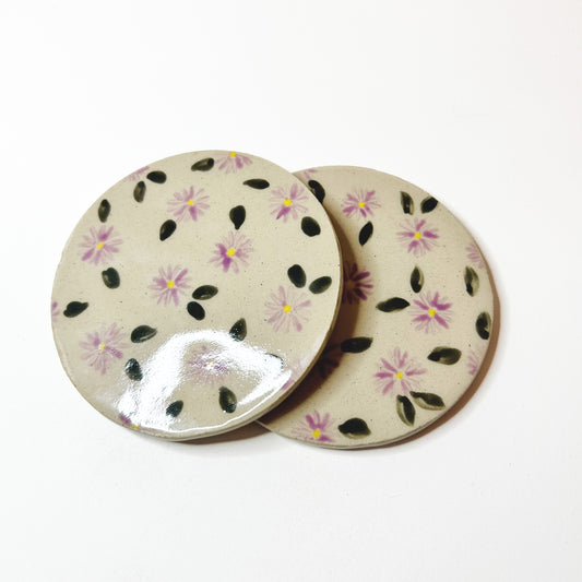 Aster Floral Coaster