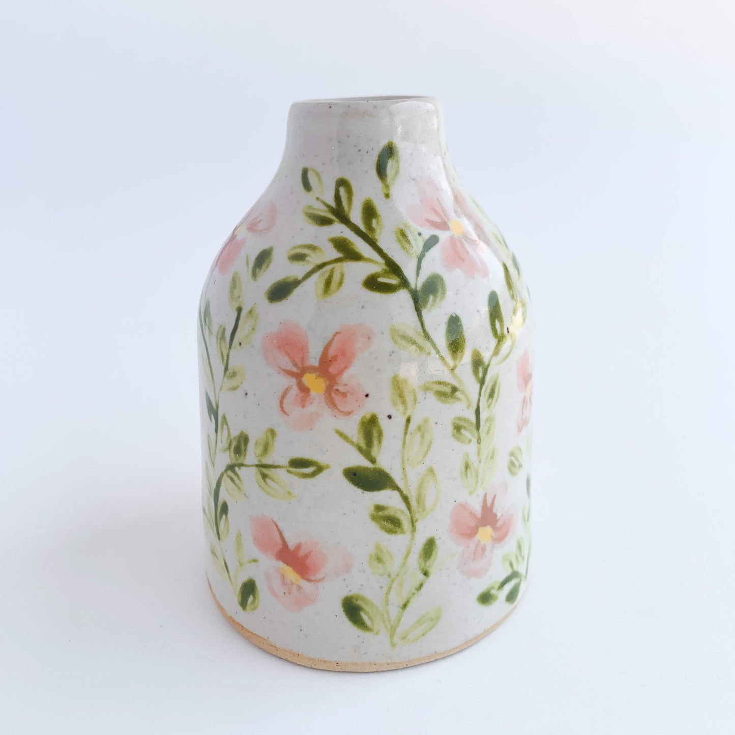 Floral Shoulder Bud Vase