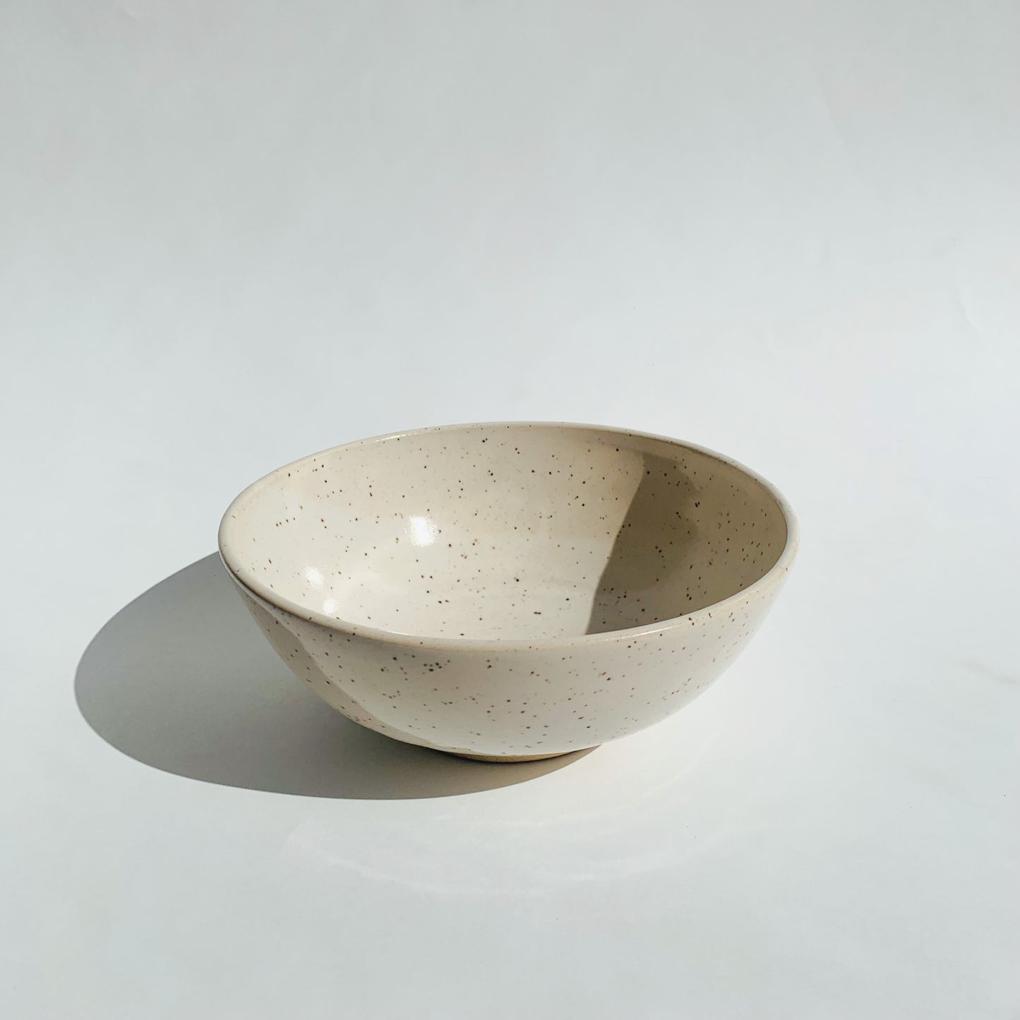 Soup Bowl in Speckled White