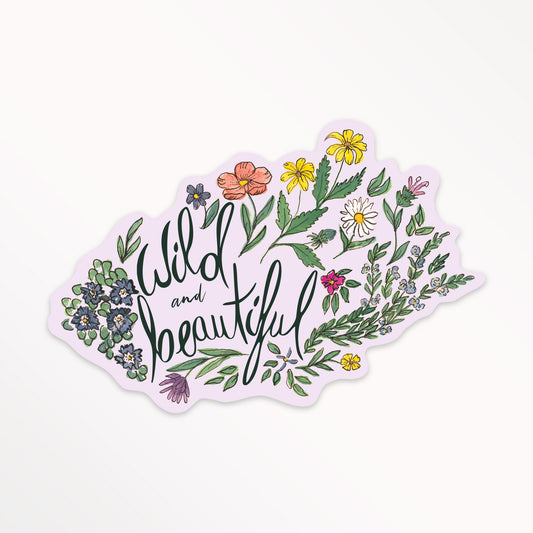 Wild & Beautiful Sticker